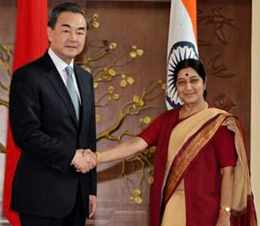 Chinese Foreign Minister Wang Yi in India